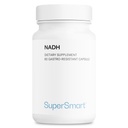 Supersmart - NADH 5mg per dag (Reduceret nicotinamid Adenine Dinucleotid) - NADH supplement - Energy Pills against 124; Non- GMO & Gluten Free - 60 forsinkede frigivelseskapsler