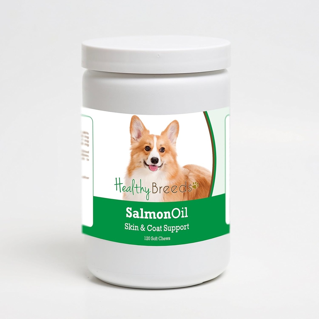 Sunde racer Pembroke Welsh Corgi Salmon Oil Soft Chews 120 Greve