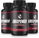 (3 Pack) ErecPower for mænd, officielle ErecPower piller, Alle naturlige mandlige supplement, Capsule til Boost Energy og samlet sundhed, Erec Power Support for Peak Performance, Vitamin, anmeldelse (180 Kapsler)