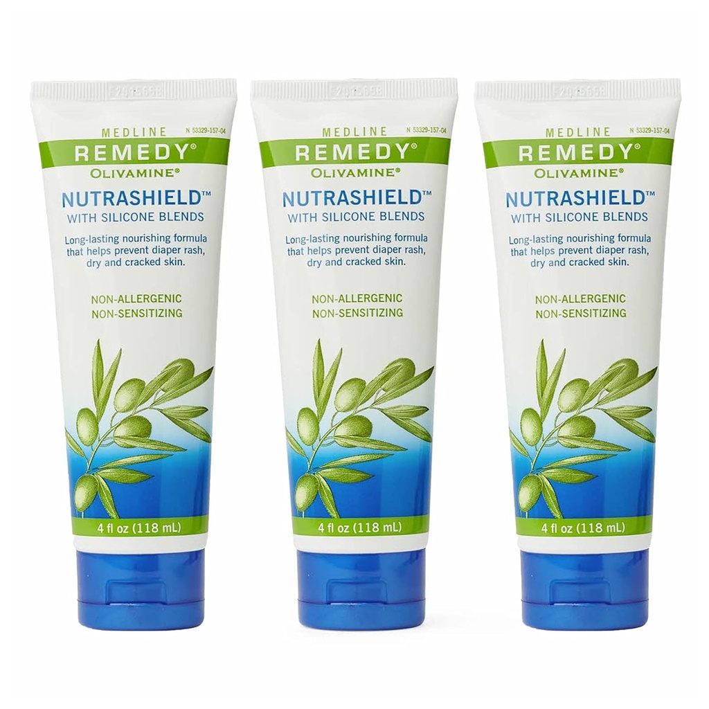 Medline Remedy Nutrashield, hudbeskyttelse, Relieves Chapped eller Cracked Skin, Ideel til tør denied Skin, 4 oz (pakke med 3)