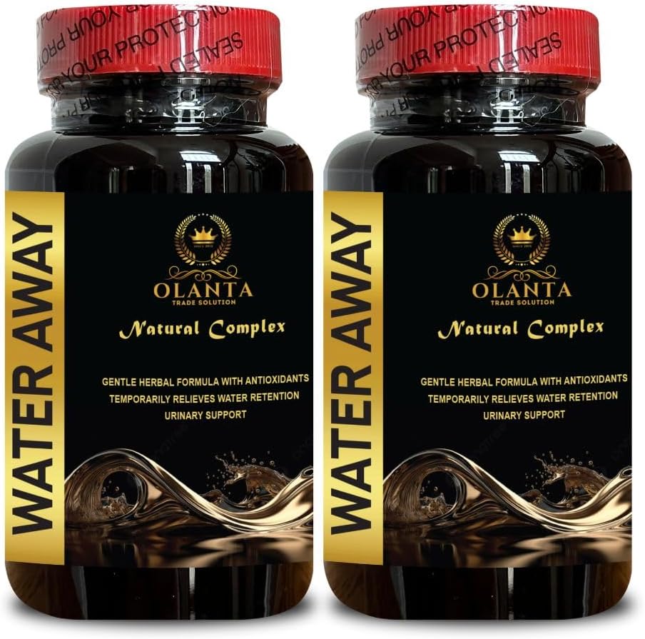 Generic Water Away - Water Pills for Women - Water Pills Water Retention, Water Retention Pills for Women, Diuretic Pills for Water Retention, Water Away Pills Maximum Strength - 2 Bottles