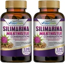 Silimarina Milk Thistle Kombination, 2 Pack, 240caps.