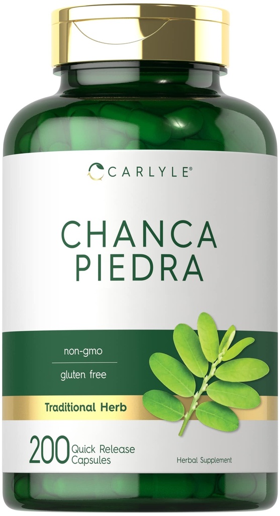 Carlyle Chanca Piedra - 124; 200 kapsler - 124; non-GMO og gluten - fri traditionel urt formel