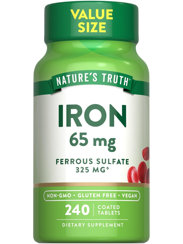 Nature 's Truth Iron Tablets 65mg