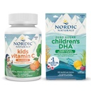 Nordic Naturals Starter Pack - Børns DHA Veg Gummy Tygge og Børn Vitamin C Gummies