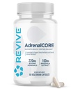 Revive MD Adrenal Support Kosttilskud til Træthed - Natural Cortisol Manager & supplement med Rhodiola Rosea & Ashwagandha fremmer energi niveauer & mental ydeevne - Mænd og kvinder - 30 Servere