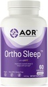 AOR, Ortho Sleep, Forbedrer den samlede søvn & hjælper med Jet lag, Natural Supplement med GABA, Melatonin, L- Theanine, Vegan, 30 Servere (60 kapsler)
