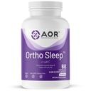 AOR, Ortho Sleep, Forbedrer den samlede søvn & hjælper med Jet lag, Natural Supplement med GABA, Melatonin, L- Theanine, Vegan, 30 Servere (60 kapsler)