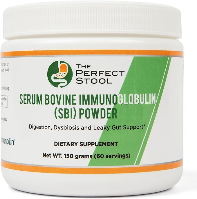 60 Servering - Indeholder Patenteret IgG Ingredient Immunolin ® - Samme Ingredient Anvendes i Leading SBI Formulas - Serum Bovine Immunoglobulin (SBI) Pulver - 150g Pure IgG uden tilsætningsstoffer