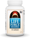 Source Naturals Life Force Multiple Daily Multivitamin High Potency Essentielle Vitamin, Mineraler, Antioxidanter & Nutrienter - Energi & immunboost * - 60 kapsler