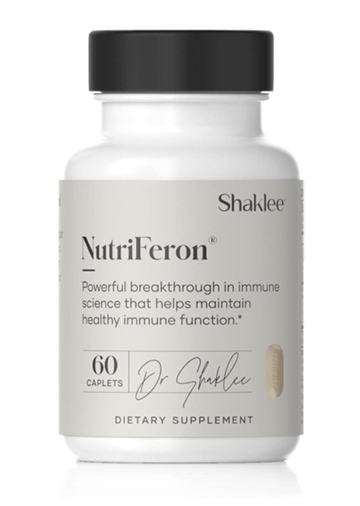 Shaklee - NutriFeron ® Immune- Boosting Botanisk Blend - Udviklet af Renejet immunolog - fremmer sund immunfunktion med Interview- Boosting Ingredienser - Indeholder zink - 60 kapsler