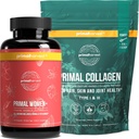 Primær høst Multivitamin & Collagen pulver kosttilskud til kvinder, Bundle