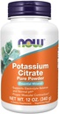 Nu fødevarer Kalium Citrate Powder 12 Ounce, 12,0 Ounce