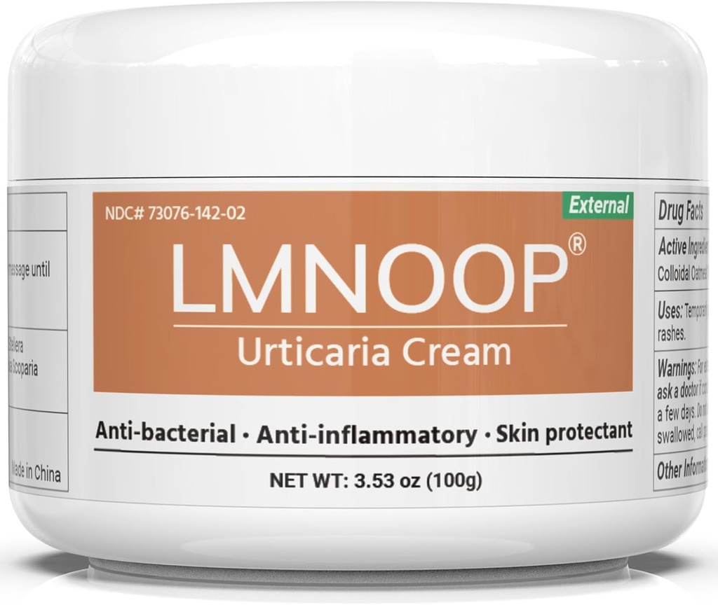 Urticaria Cream, Hives Relief Advanced Formel til klø, rødme, Pimples, udslæt, Edema og andre hudsymptomer