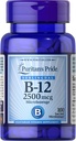 Puritan's Pride Vitamin B-12 2500 mcg Microlozenges, 100 Count