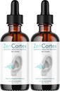 LIVORKA ZenCortex dråber, flydende supplement til øre sundhed, understøtter sund hørelse, 2 flasker til 60 dage - pakke med 2