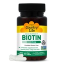 Country Life - Biotin High Potency, 5 mg - 60 Veganske kapsler