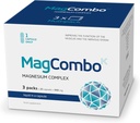 MagCombo - Koncentreret Pure Magnesium, Special Oil Formel for maksimal Absorption, beriget med Vitamin В2, В6, В12 og Þ, kun 1 Capsule Daily. (pakning med 3 stk.)