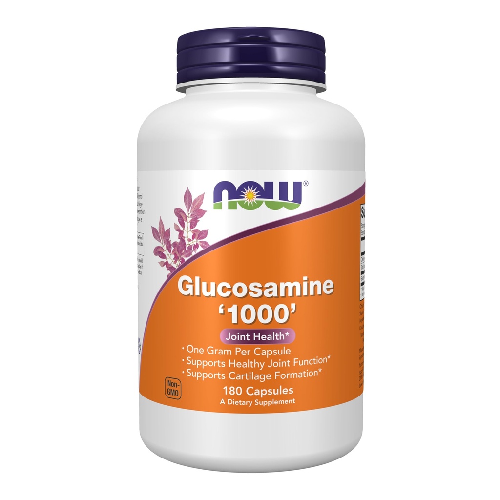 Now Foods Supplements, Glucosamin '1000', with UL Dietary Supplement Certification, 1 g Per Capsule, 180 Veg Capsules