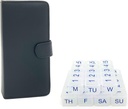 e- Pill 5 gange en dag x 7 dag Compact Weekly Pill Organizer, Vitamin og Medicin Pill Box - med Discreet Case