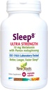 NY ROOTS HERBAL Natural Sleep Supplement, 8- in-1 Ultra- Strenth Formel med Passion Flower, Kamille, Humle, Panax Gingseng, Skullcap, Magnesium, 10 mg Melatonin (60 Veg Caps)