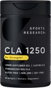 Sports Research CLA - 1250mg med aktivt konjugeret linolsyre til mænd og kvinder