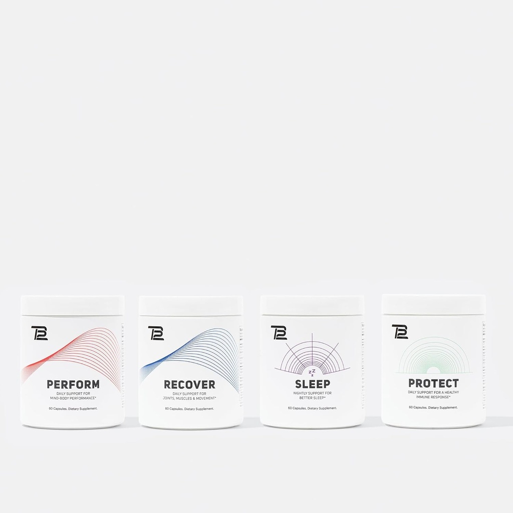TB12 Premium supplement Bundle - Indeholder søvn, udføre, gendanne Beskyt