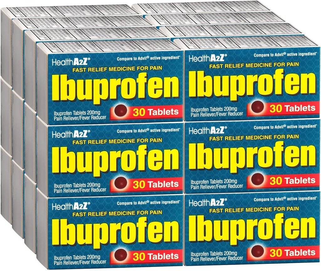 HealthA2Z ® Ibuprofen Caplets 200mg