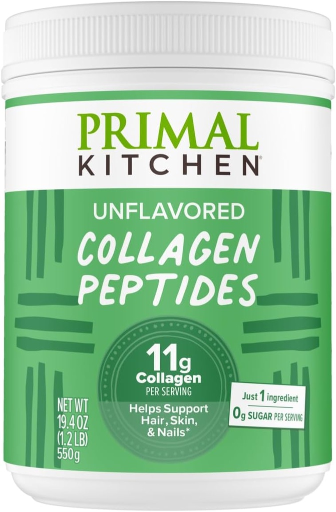 Primært køkken collagen peptider, ikke aromatiseret collagen pulver, 1.2 Pounds