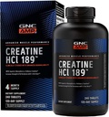 GNC AMP Creatine HCl 189 Pills, Clinically Proven Strength & Muscle Builder, Athletic Performance, Energy Production, Recovery Supplement, Fast Absorbing, Gluten Free Formula, 120 Servings