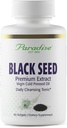 Paradise Black Seed Oil, rig på antioxidanter, immunforsvar, Super Potent, Ultra Pure, Vegan, Non GMO, Gluten Free, 60 Softgels