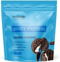 ProDough Gourmet Whey Isolate Hydrolised Protein Powder for Shake Mix- Easy Digest Enzyme Blend, 25g Protein per Serving, Natural Ingredients, Gluten Free, Keto Friendly (Cookie Crubble)