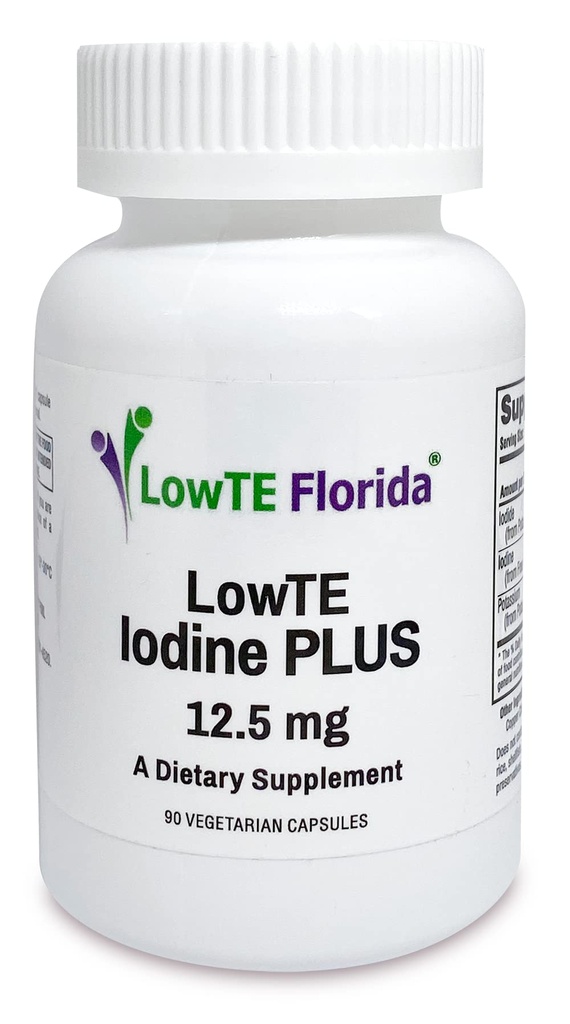 Jod plus 12, 5 mg - 90 Vegetariske kapsler for energi, mad, og sund Body Function