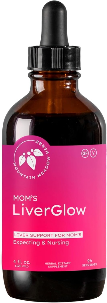 Mountain Meadow Urter Mors Lever Glow, Advanced Detoxifier og Regenerator til at støtte lever sundhed og funktion - 4 oz - for en glad lever
