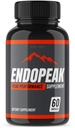 rize labs - Endopeak Peak Performance Kapsler for mænd, Maksimal styrke, Ultra Pure Non- GMO Vegan Supplement, Advanced Formel (60 Kapsler)