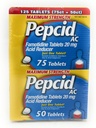 Pepcid AC Acid Reducer Maximum Strength - 125 Tablets