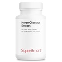 Supersmart - Horse Chestnut Extract 500mg per dag (High Strength) - 20% Aescin Support 124; Non- GMO & Gluten Free - 60 vegetariske kapsler