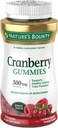 Nature 's Bounty Cranberry Gummies, Urinary Tract Support, 500 mg, Cran- Raspberry Flavor, 150 Ct