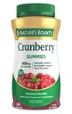 Nature 's Bounty Cranberry Gummies, Urinary Tract Support, 500 mg, Cran- Raspberry Flavor, 150 Ct