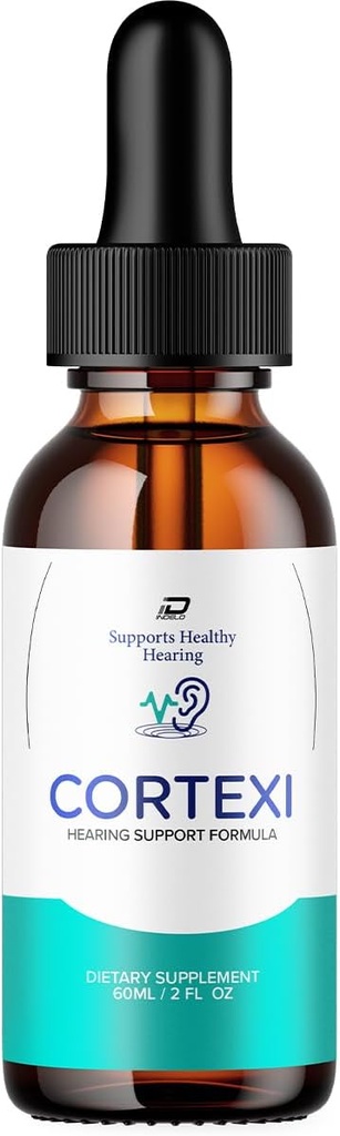 Cortexi Tinnitus Ear Drops - Cortexi 24, Cortexi Liquid Drops, Cortexi Anmeldelser, Cortexi Drops til Ear Relief (1 pakke - 60 ML)