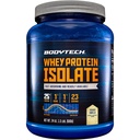 BodyTech Whey Protein Isolate Powder, Fransk Vanilla Flavor, 25g Protein per servering, Højkoncentreret Protein Powder med Aminosyrer & BCAA 'er for mænd og kvinder, Gluten Free, 1,5 LB, 23 Servere