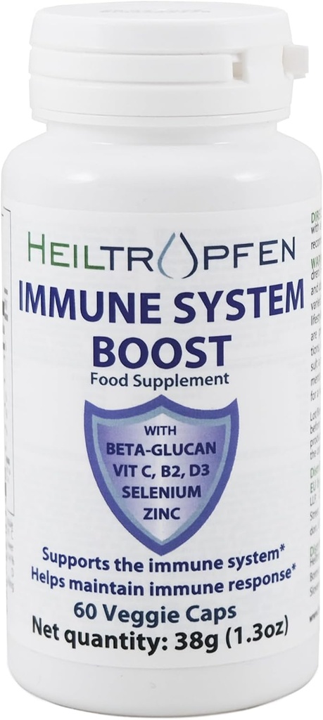 Heiltropfen immunsystem Boost • 124; 60 Veggie kapsler • 124; Kosttilskud