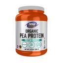Now Foods Sports Nutrition, Certified Organic Pea Protein 15 Grams, Unflavored Powder, 1,5-pound