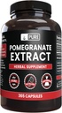 Pure Original Ingredienser Pomegranate Extract No Magnesium or Rice Fillers, Altid Pure, Lab Verified (365 kapsler)