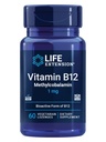 Life Extension Vitamin B12 Methylcobalamin, Nerve Health Supplement, Kognitiv Support, Energy Vitamin, methylcobalamin B12, 1 mg, Quick- Opløsning, Vegetar, 60 lozenges
