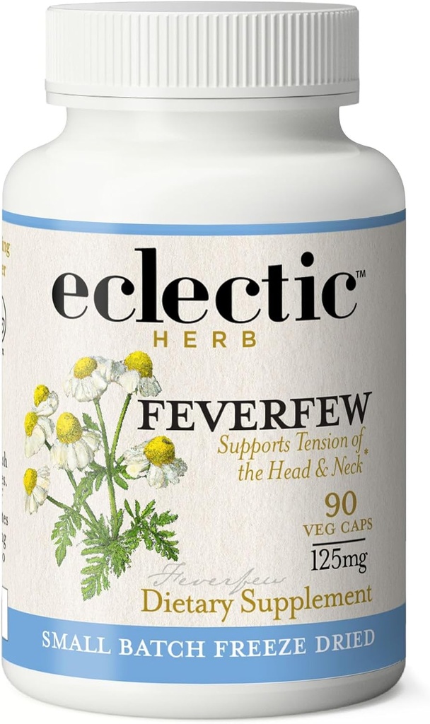 Eclectic Institute Raw Fresh Freeze- Tørred Non-Gmo Fevermoneeback 124; 90 CT (125 mg)