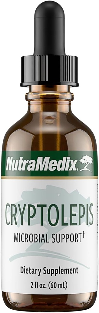 NutraMedic Cryptolepis flydende kosttilskud - fremme daglig Mikrobial & Immunity support - flydende vitaminer til kvinder & mænd - Broad- Spectrum & optimeret til absorption (2 Fl Oz)