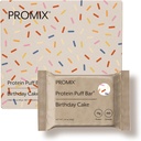 ProMix Nutrition Protein Puff Barer - Fødselsdagskage - Marshmallow Crispy Treat - Great Tasting & Sund On The Go Snack - High Protein & Low Calorie - Gratis fra Gluten, Soy, & Corn - 12 Barer