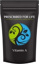 Prescribed For Life Vitamin A Powder | 500,000 IU Retinyl Acetate | Gluten Free, Vegan, Non GMO (10kg / 22lb)