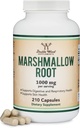 Marshmallow Root Kapsler (210 Tæl, 1.000mg per servering) Høj i Mucilage til støtte for luftveje, hud og Gut Reparation (Vegan Safe, Gluten Free) af Dobbelt Træ
